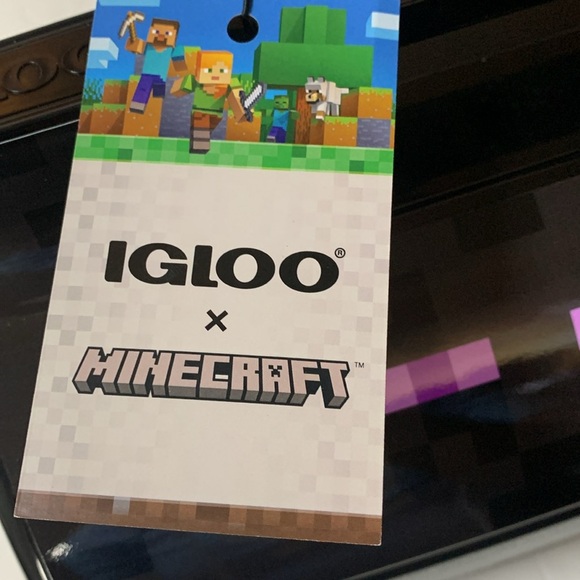 Minecraft Enderman Igloo Playmate 7 Qt Cooler NWT - Picture 6 of 9